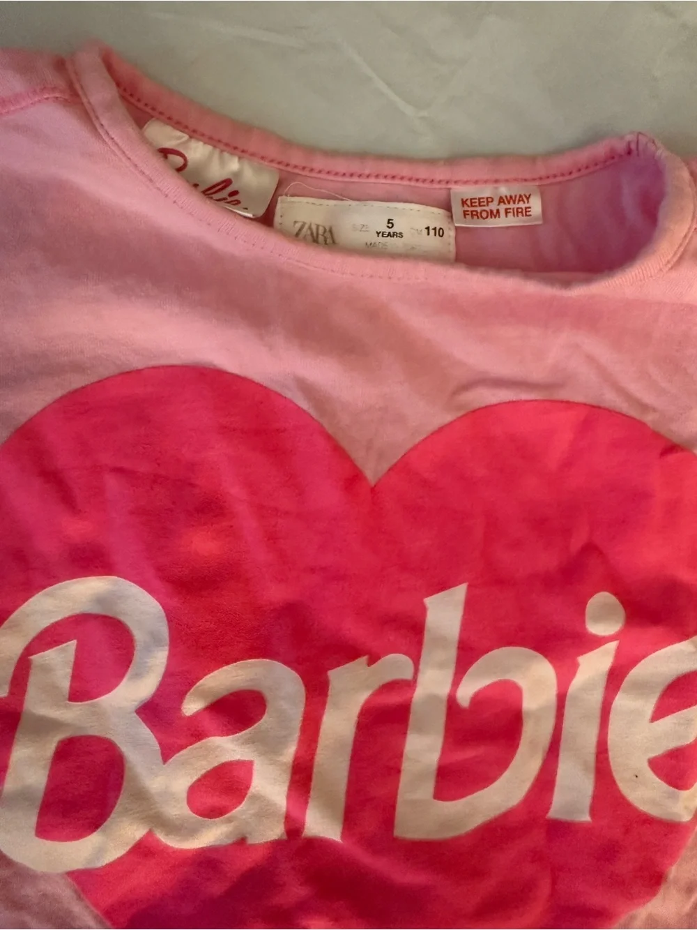 Barbie Pink Heart Girls' Summer set
